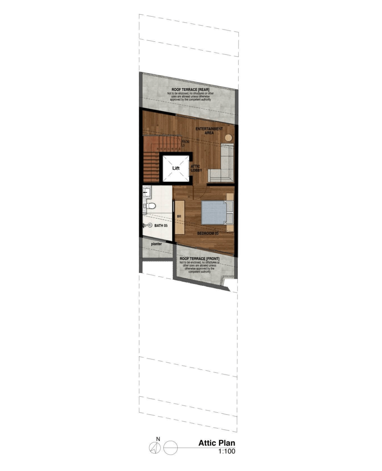 Joo Chiat Place Inter-Terraces 5 Bedroom Floor Plan 3
